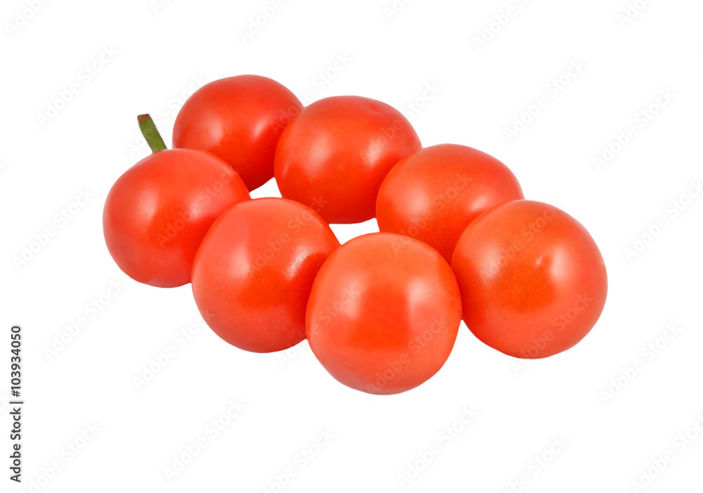 Tomato on white Tomato on white