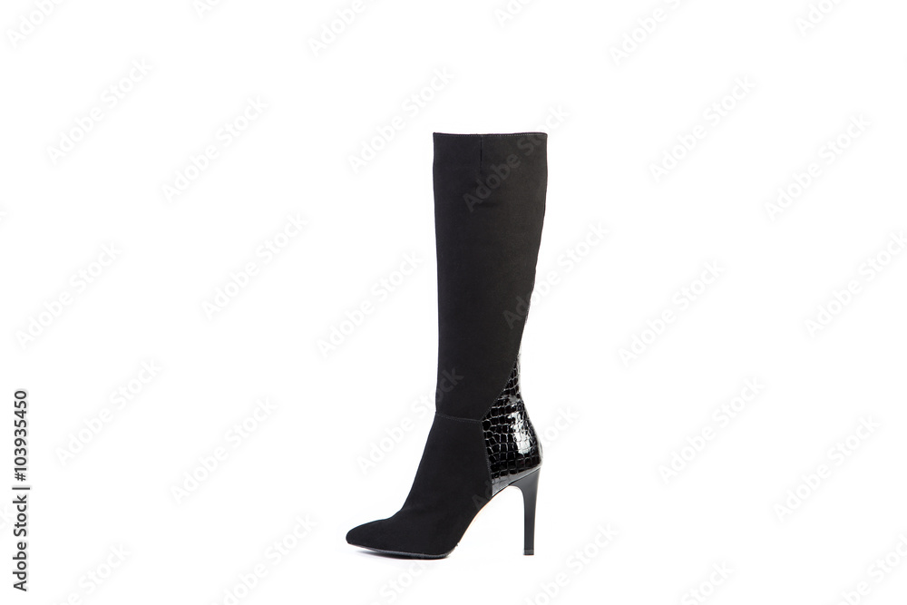 women's boots on a white background, suede shoes online store women's boots on a white background, suede shoes online store