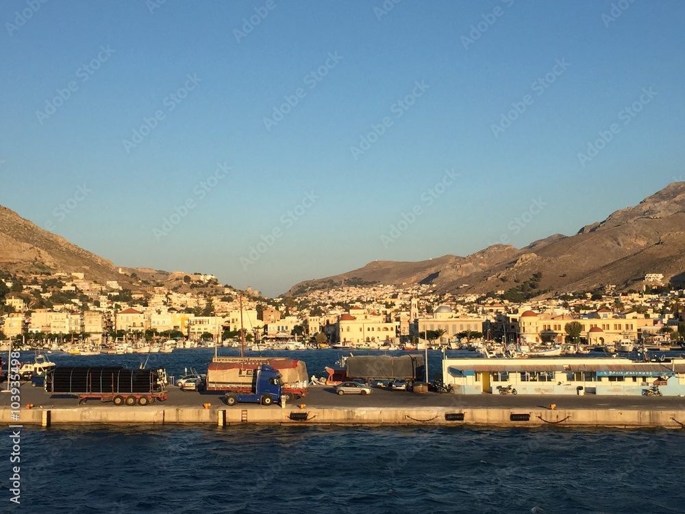 Le port de Pothia, Kalymnos - Grèce