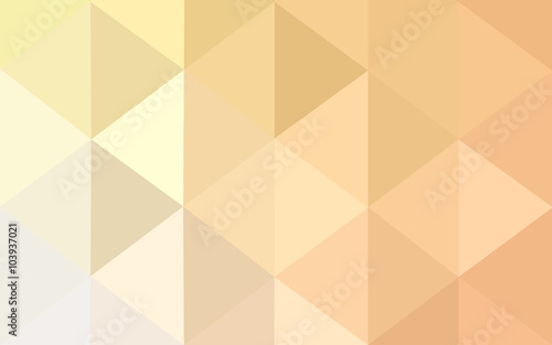 Orange polygonal pattern, which consist of triangles and gradient, background in origami style.