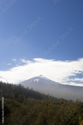 View of volcano Teide in Tenerife, Spain