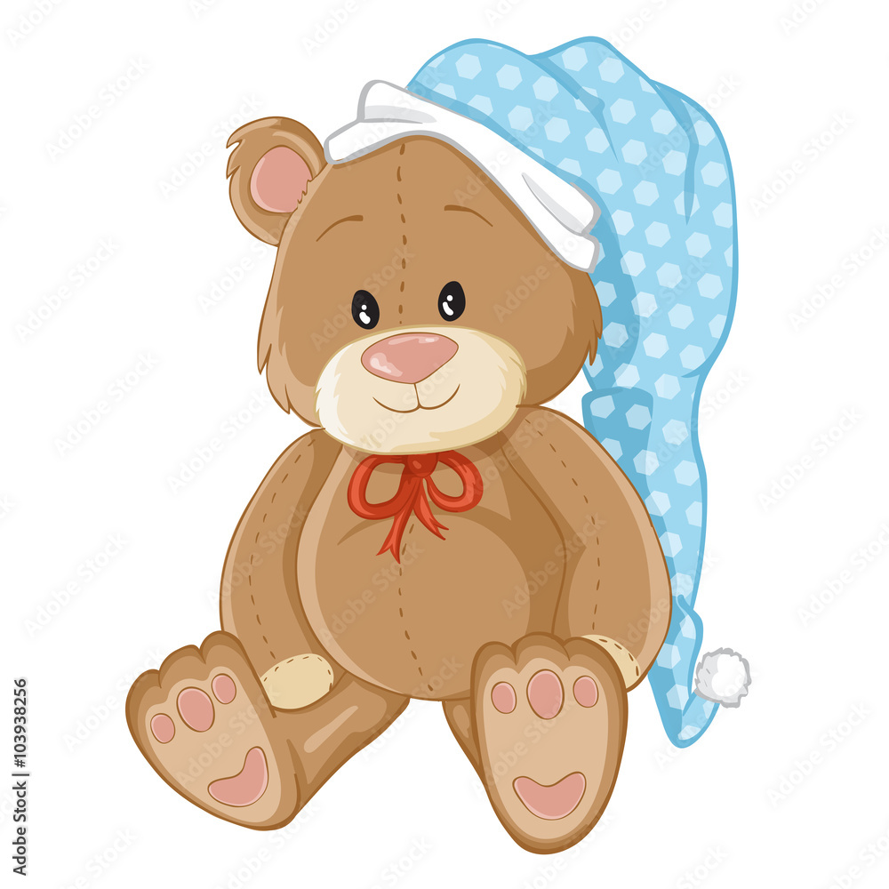 Obraz premium Illustration of Teddy bear