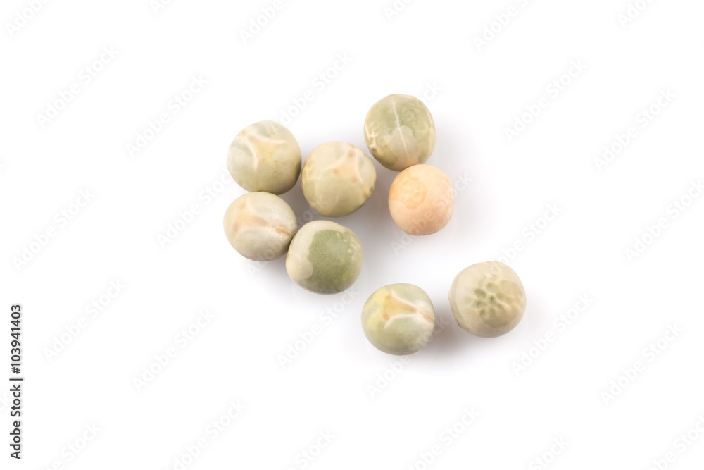 Whole dried green peas full frame Whole dried green peas full frame