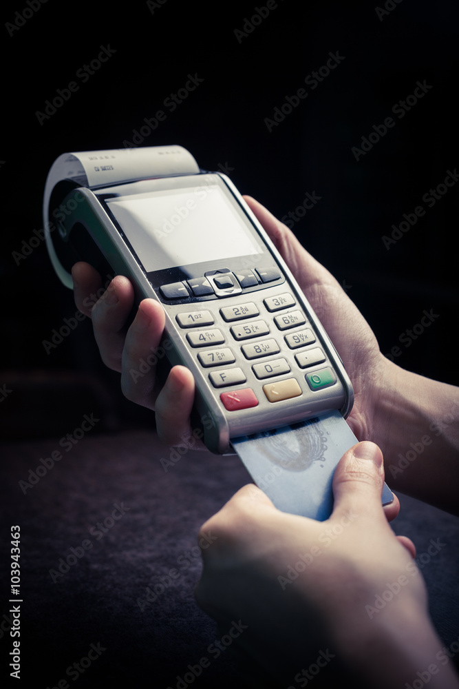 Obraz premium POS and credit cards