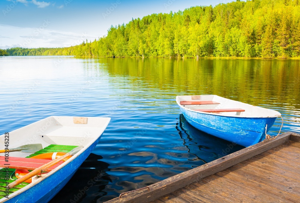 Solovki. landscape lake wooden boat day! Solovki. landscape lake wooden boat day!