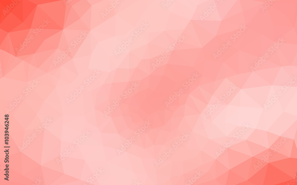 Obraz premium Red polygonal design pattern, which consist of triangles and gradient in origami style.