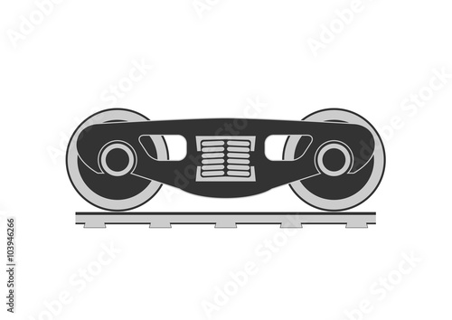 Wheels and bogie silhouette