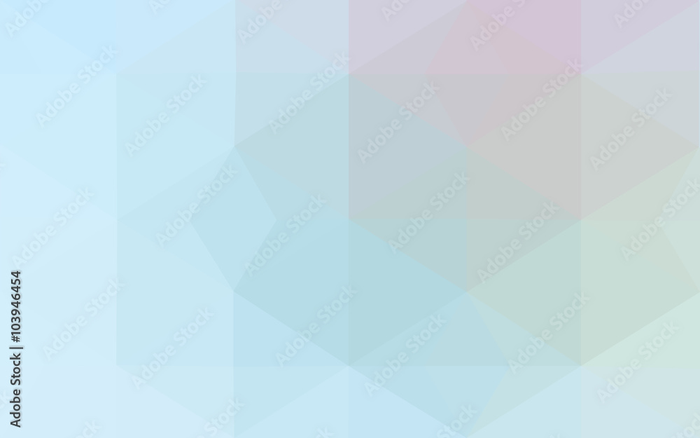 Fototapeta premium Blue polygonal design pattern, which consist of triangles and gradient in origami style.