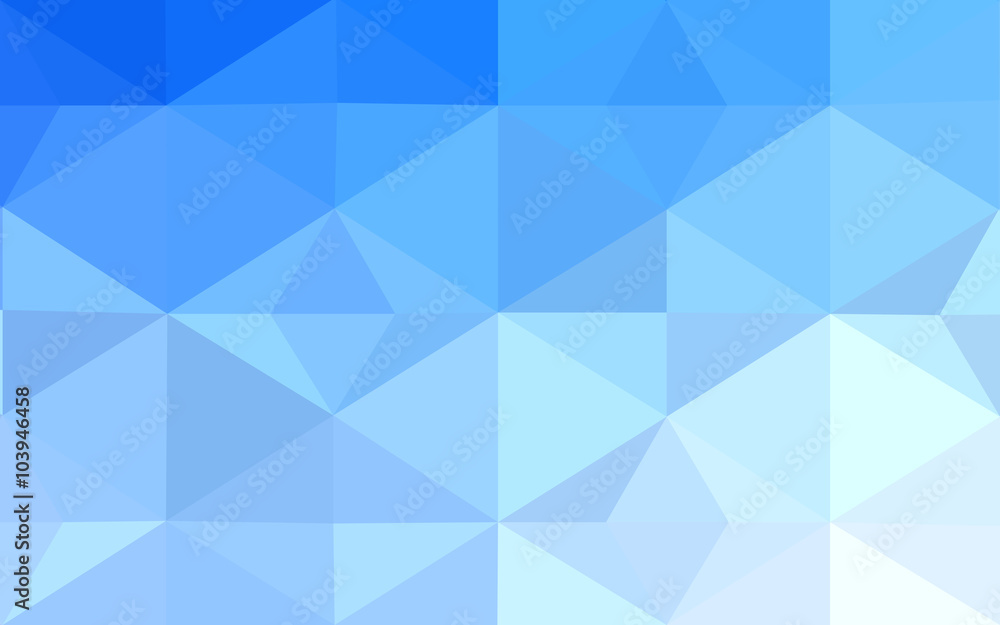 Blue polygonal design pattern, which consist of triangles and gradient in origami style. Blue polygonal design pattern, which consist of triangles and gradient in origami style.