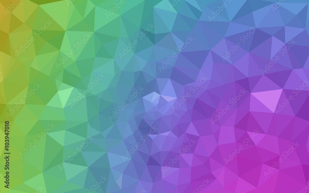 Obraz premium Multicolor polygonal design pattern, which consist of triangles and gradient in origami style.