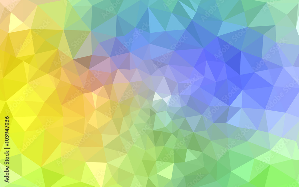 Multicolor polygonal design pattern, which consist of triangles and gradient in origami style. Multicolor polygonal design pattern, which consist of triangles and gradient in origami style.