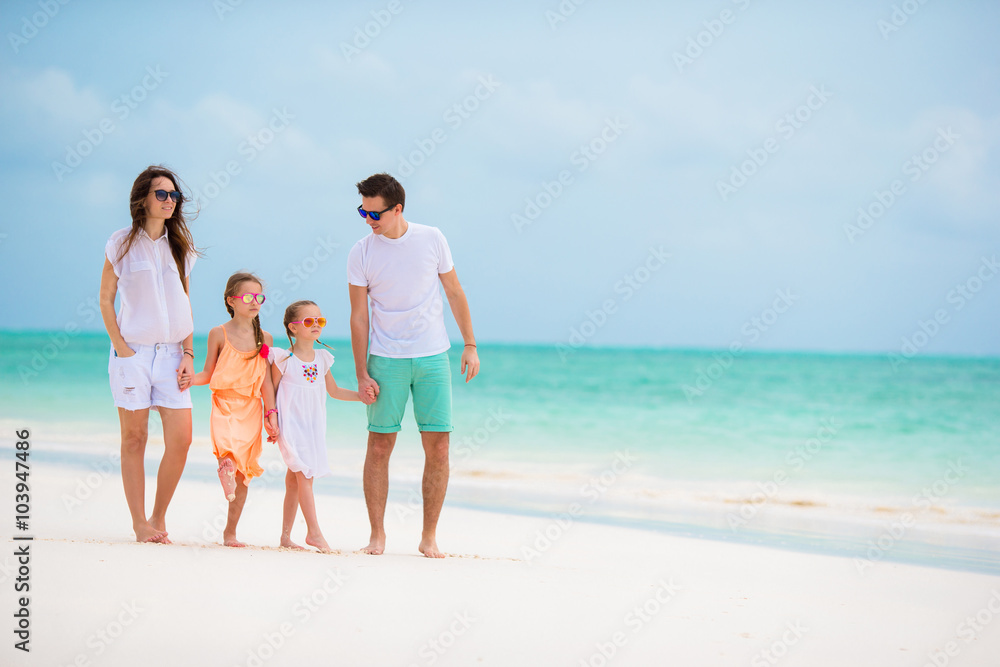 Young family on vacation Young family on vacation