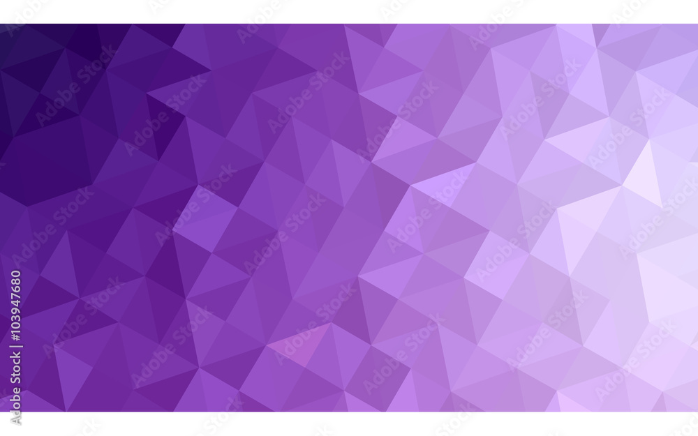 Obraz premium Multicolor purple, pink polygonal design pattern, which consist of triangles and gradient in origami style.