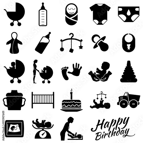 Pregnancy icons pregnancy stage development embryo woman ovulation newborn 