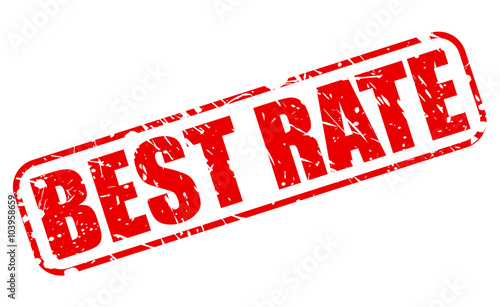 BEST RATE RED STAMP TEXT