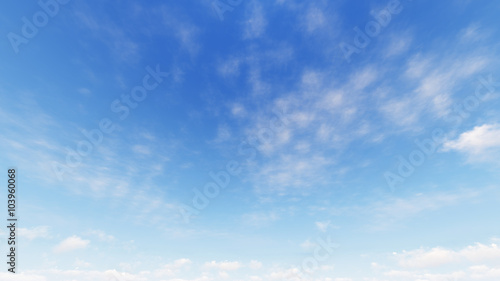 Fototapeta Naklejka Na Ścianę i Meble -  Cloudy blue sky abstract background, 3d illustration