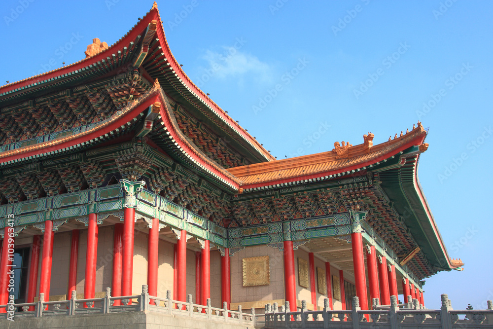 Naklejka premium Taipei national opera house at Liberty Square,Taiwan