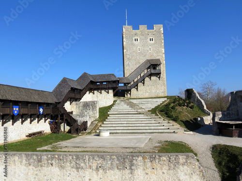 Vászonkép Celje Castle in Slovenia