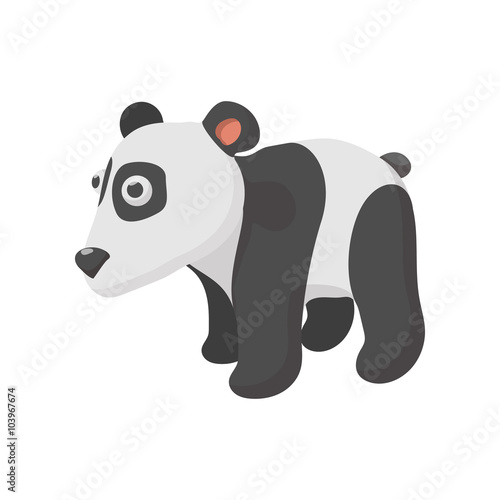 Panda cartoon style