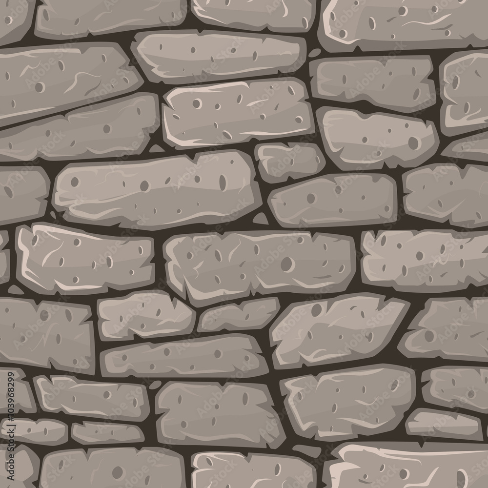 custom made wallpaper toronto digitalSeamless cartoon stone texture. Vector illustration.