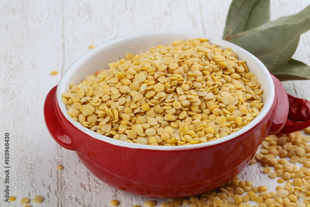 Yellow lentils Yellow lentils