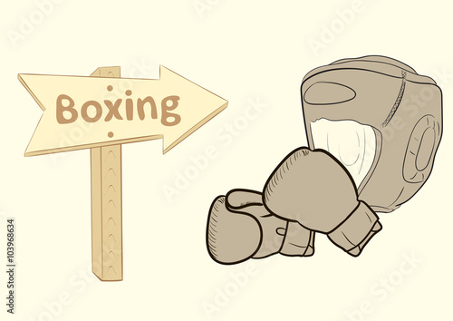 Roaad sign boxing