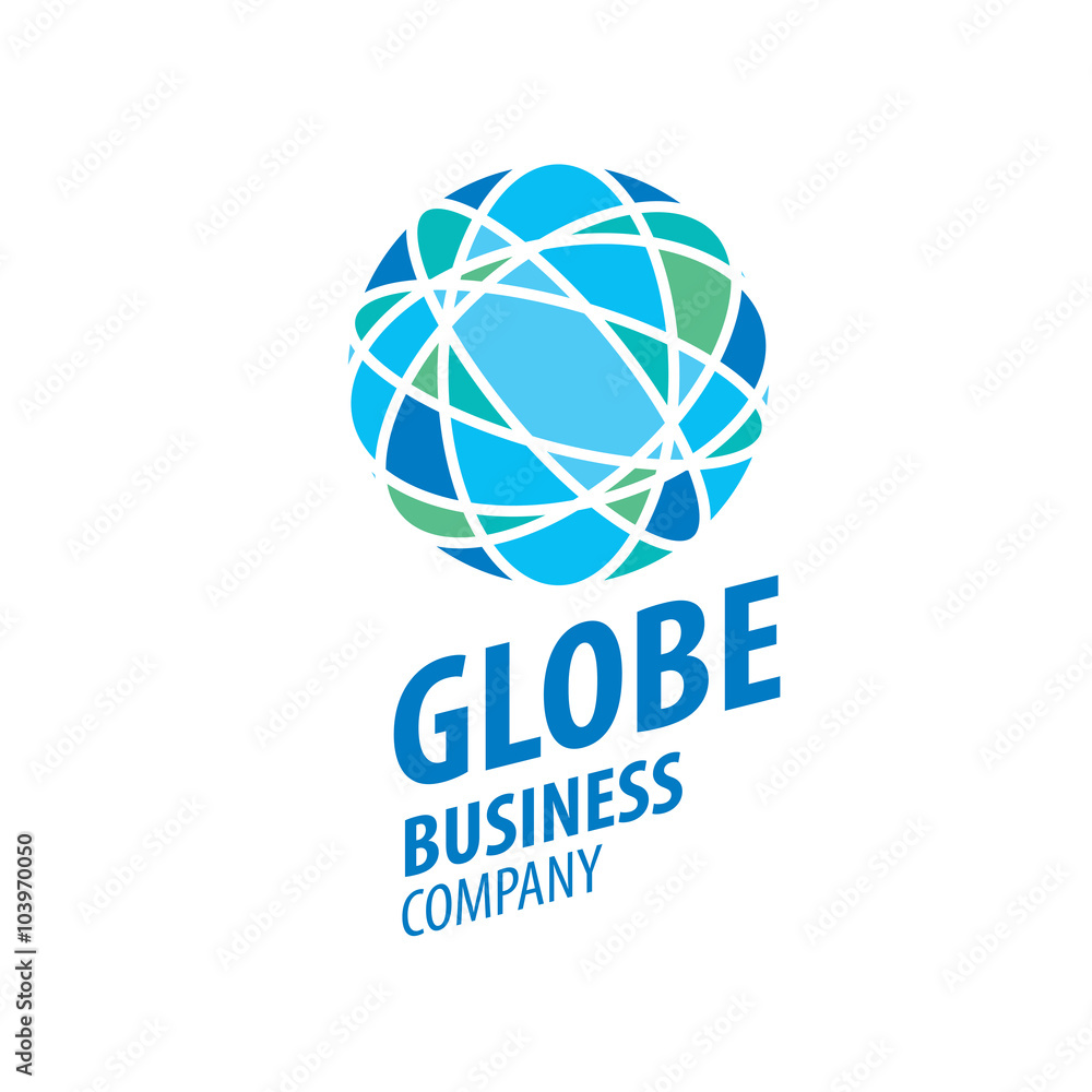 Earth logo template. Globe sign Earth logo template. Globe sign