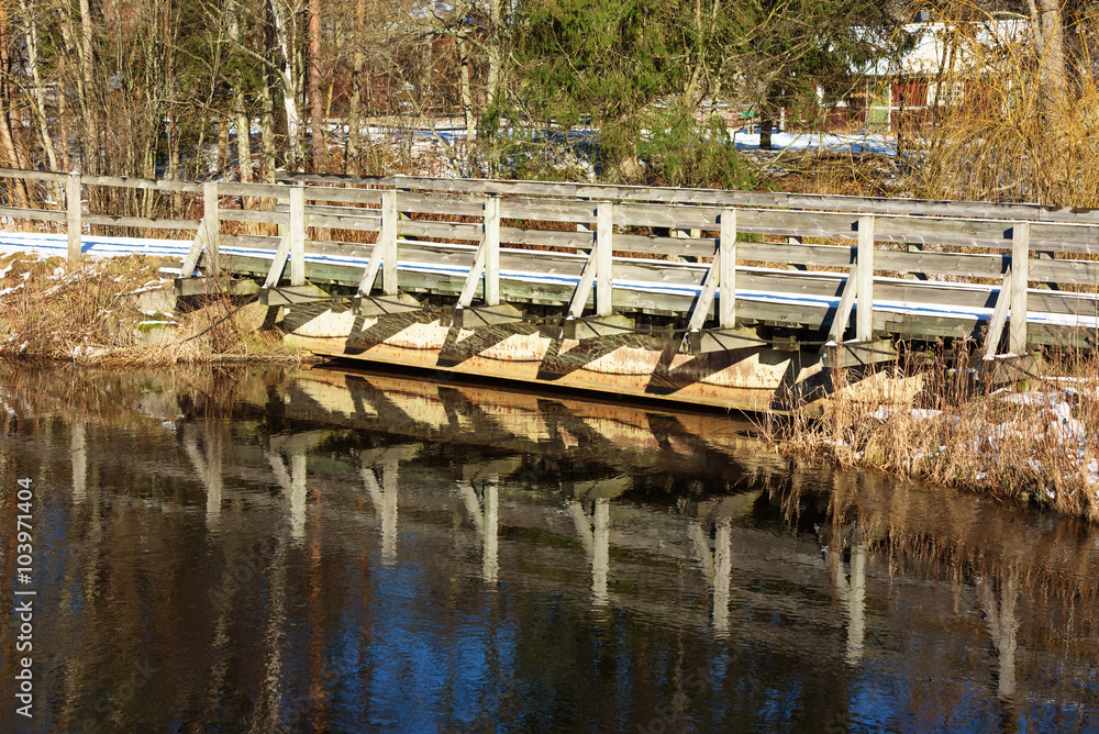 Fototapeta premium Old railroad bridge