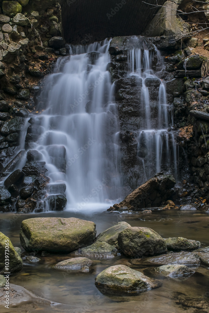 Obraz premium Beautiful waterfal in Vilnius