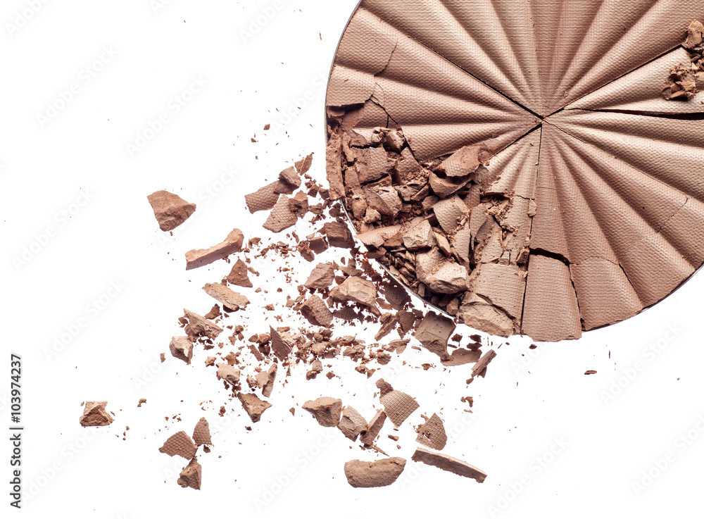 Fototapeta premium Make up crushed powder