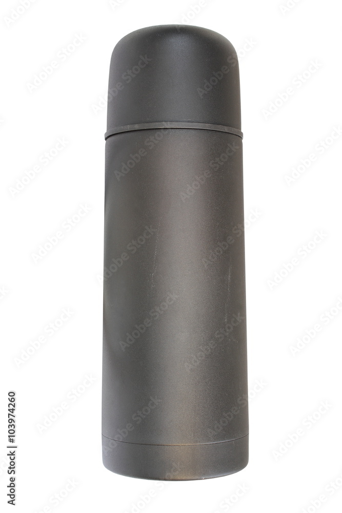 black old thermos flask black old thermos flask