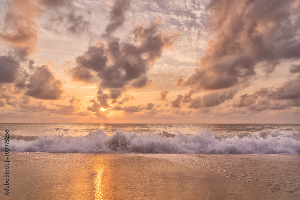 Sunset at the beach