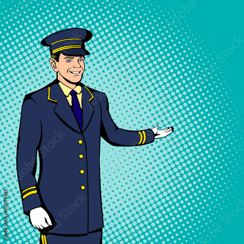 Doorman concept, comics style