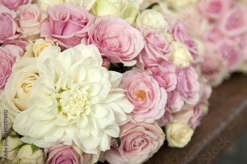 Closeup of Wedding Flowers