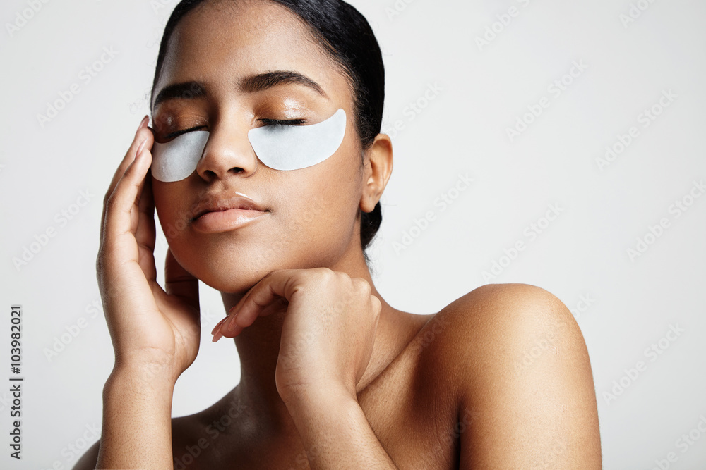 beauty latin woman with a big curly hair wears white classic jac beauty latin woman with a big curly hair wears white classic jac