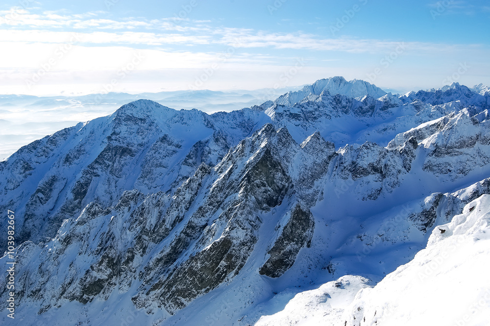 View on High Tatras.