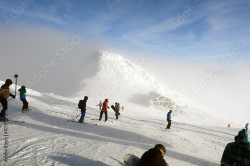 Top of mountain. photo