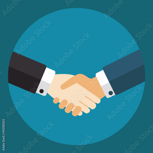 Handshake, businessmen making a deal