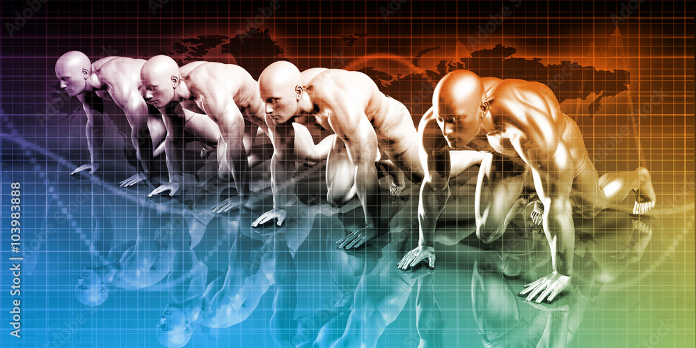 Obraz premium Business Competition