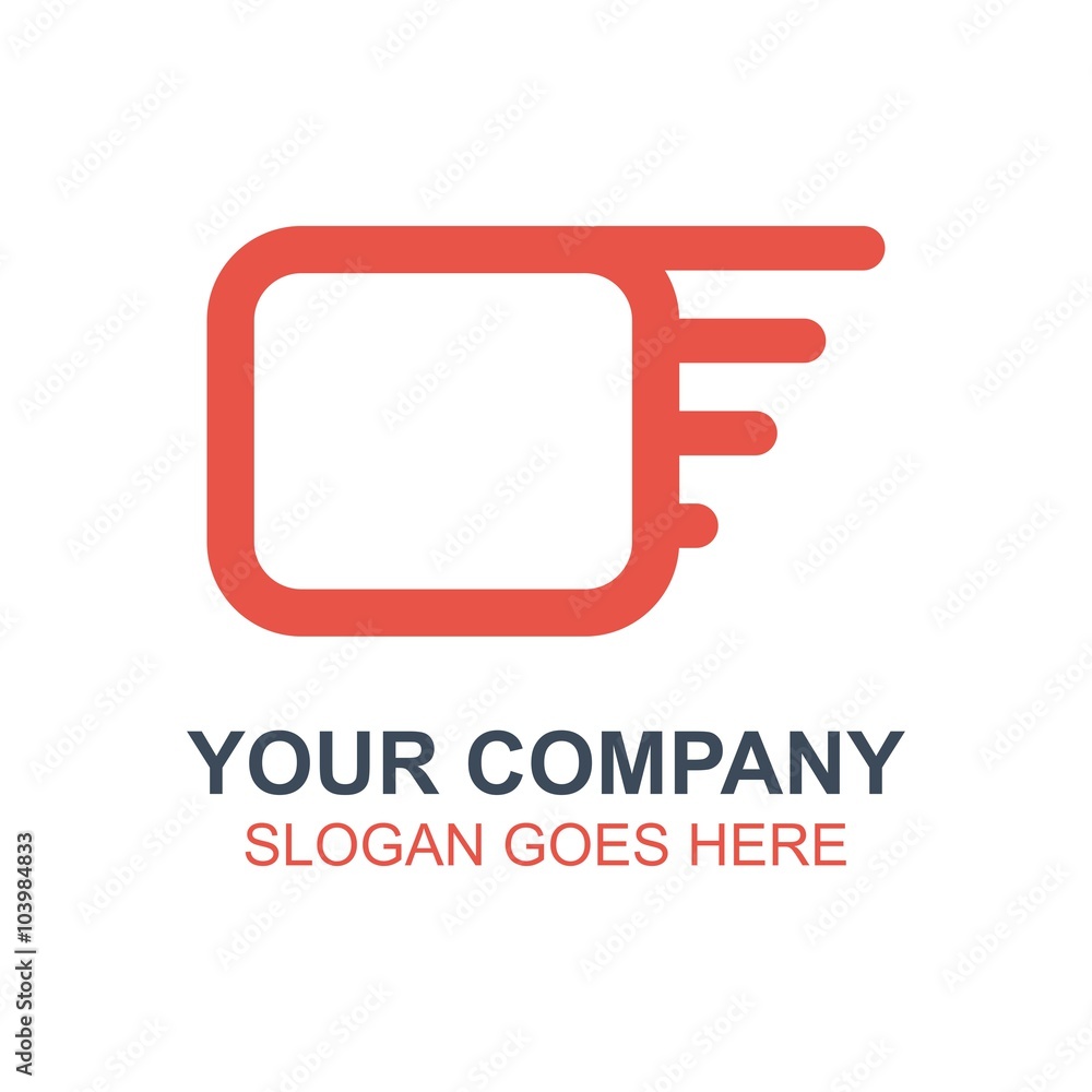 Fototapeta premium Television TV Broadcast Icon Vector Logo