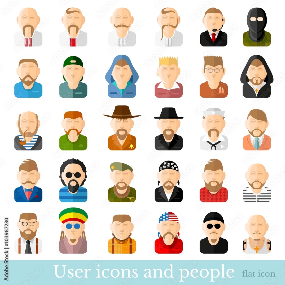 big set flat icon people.people icon. young old occupation nationalities big set flat icon people.people icon. young old occupation nationalities