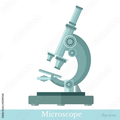 Flat style binoculars icon on white