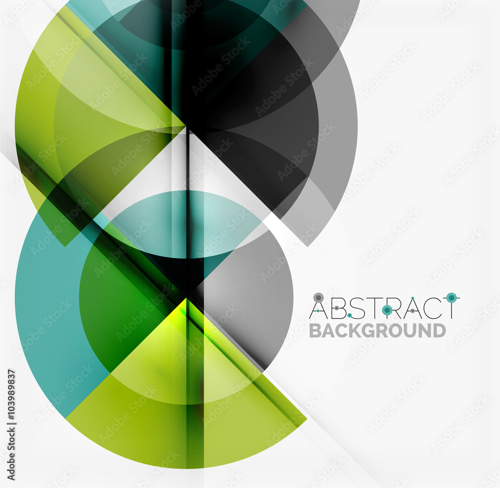 Geometric design abstract background - circles Geometric design abstract background - circles