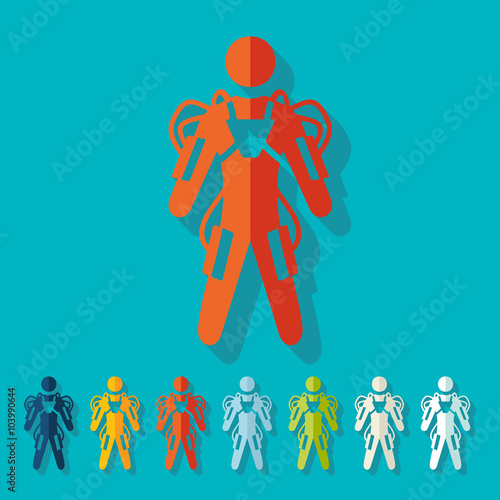 Flat design: exoskeleton