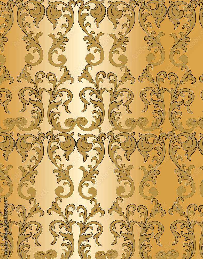 Classic empire style ornament pattern. Vector
Classic empire style ornament pattern. Vector