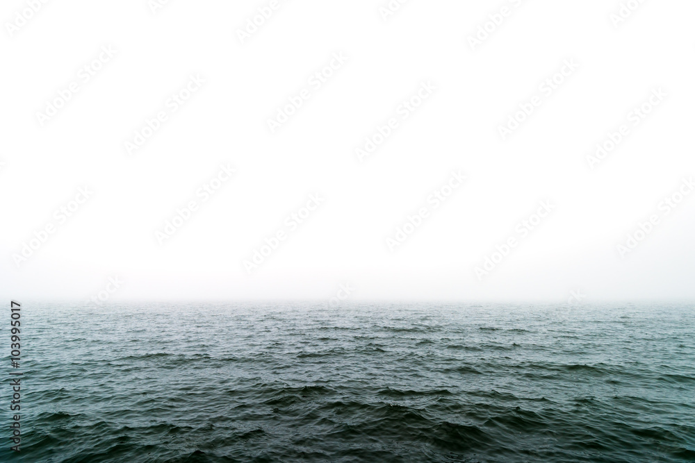 Foggy sea surface Foggy sea surface