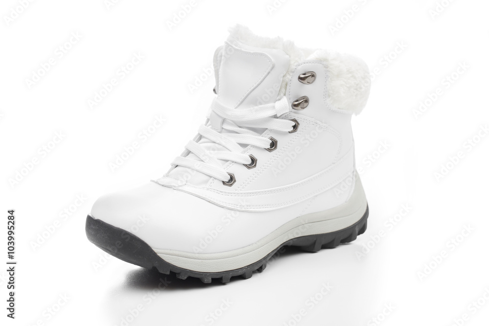 running shoes on the white background running shoes on the white background