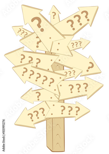 Conceptual road sign