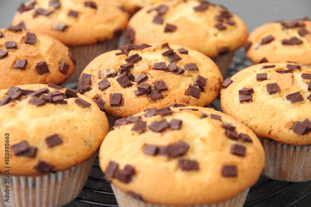 Frühstücks Muffin mit Schokoladenstreussel Frühstücks Muffin mit Schokoladenstreussel