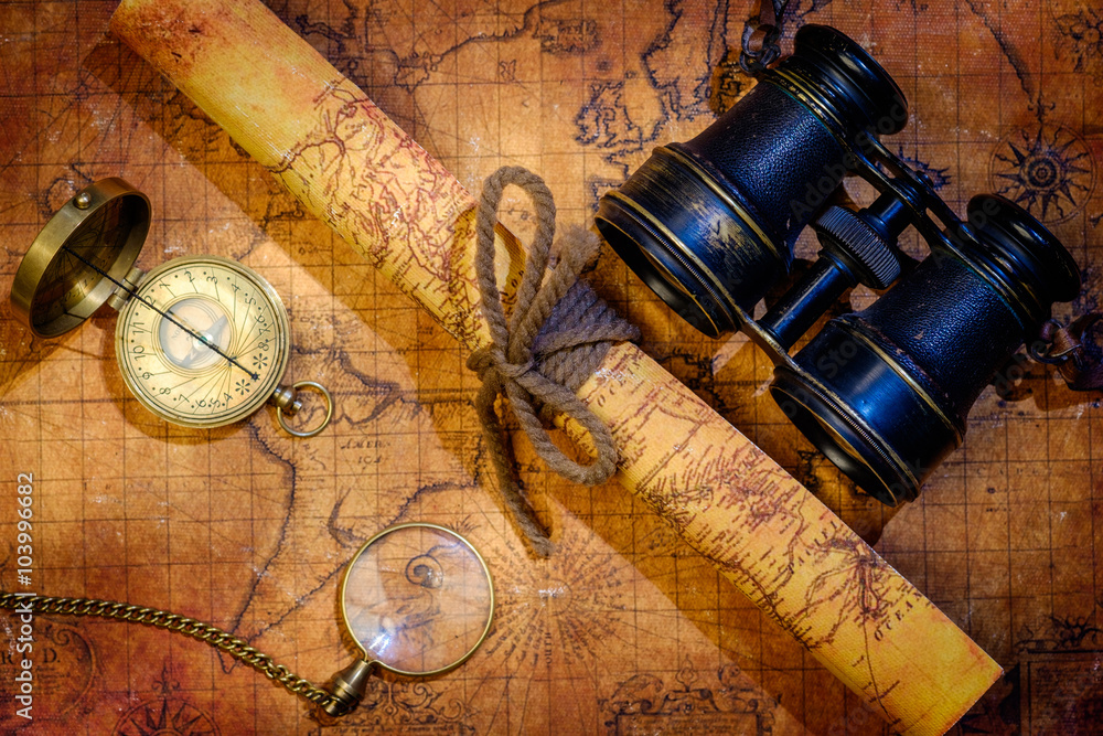Travel geography navigation concept background.